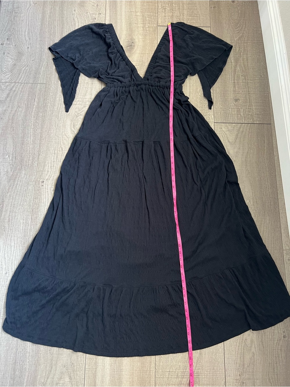 Free People La La Maxi Dress in Black Size Medium - Picture 7 of 11